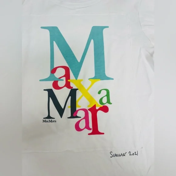 Max Mara T-shirt Short Sleeve, Size Small - Picture 2 of 4